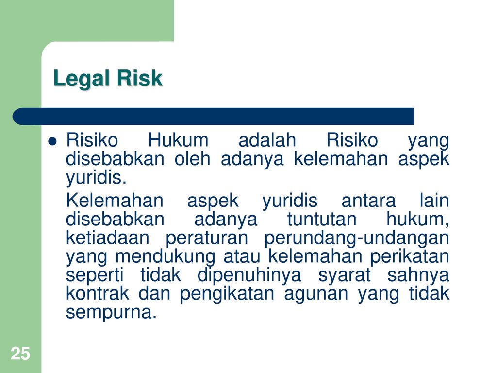 legal risks